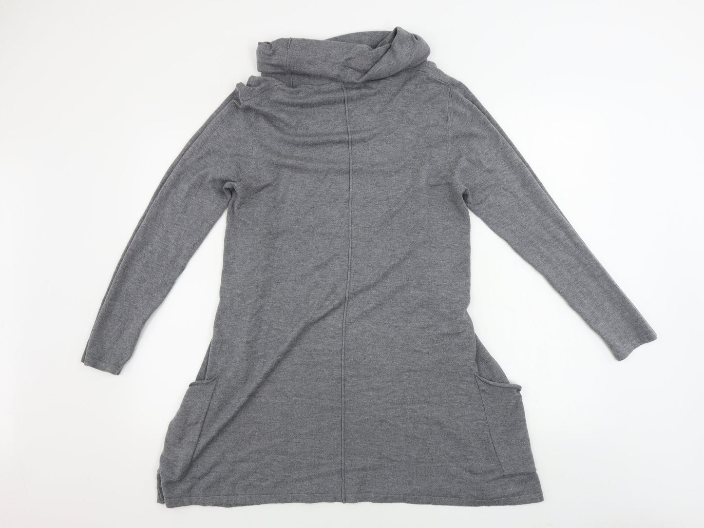 voules vous Womens Grey   Jumper Dress  Size M