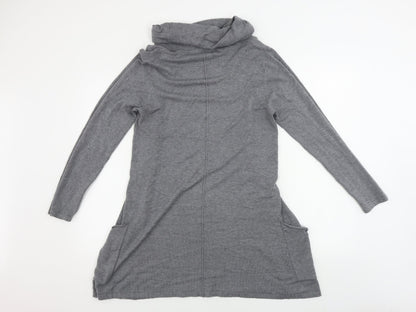 voules vous Womens Grey   Jumper Dress  Size M