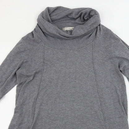 voules vous Womens Grey   Jumper Dress  Size M