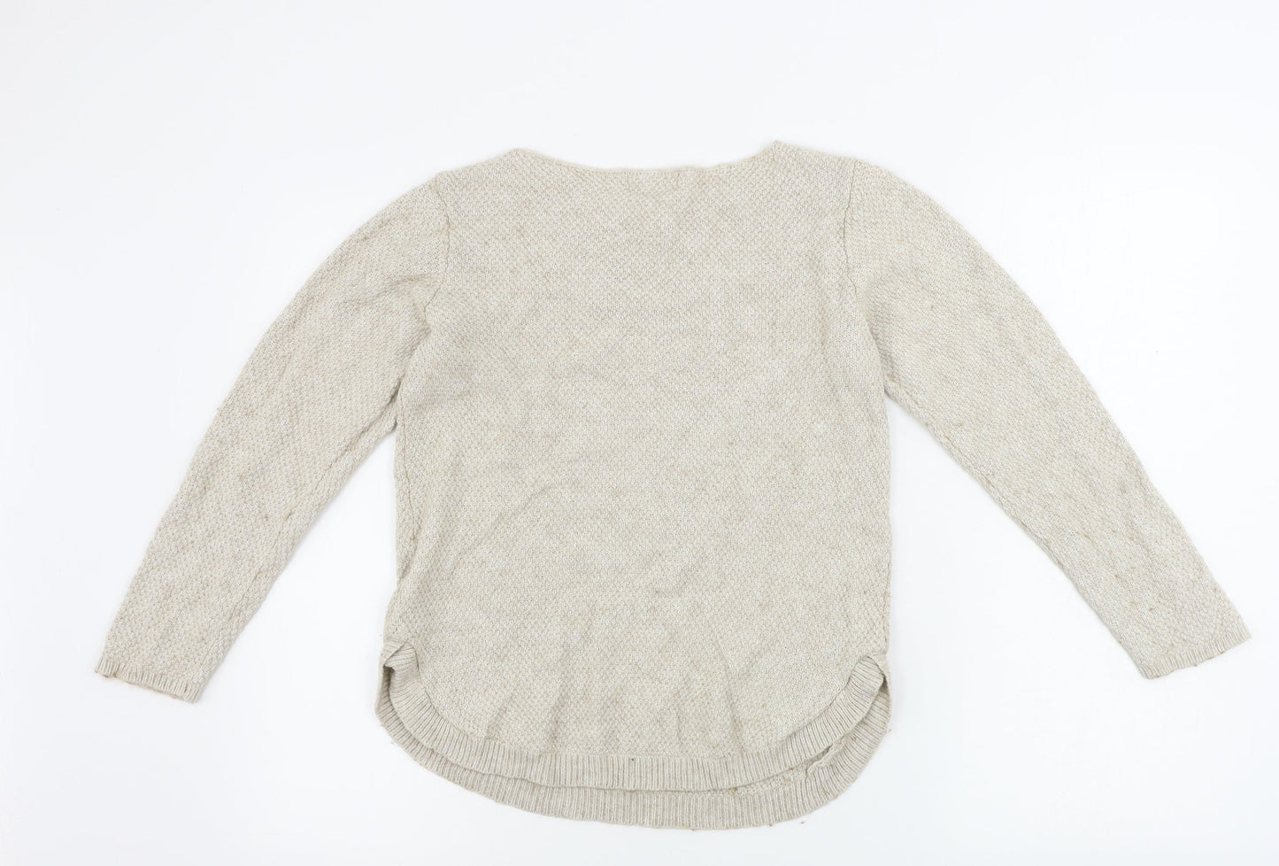 Womens UK Size S Monsoon Beige Pullover Jumper