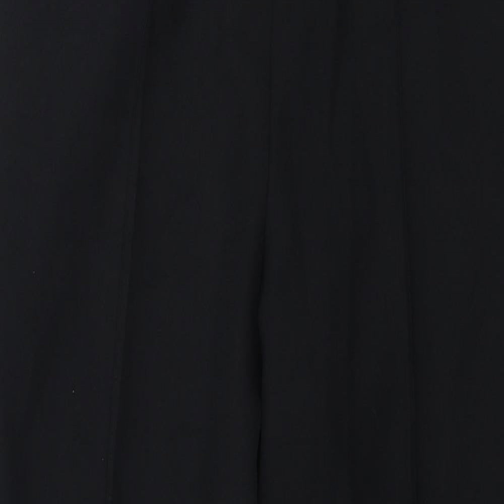 Womens UK Size 12 Marks and Spencer Regular Fit  Black Trousers