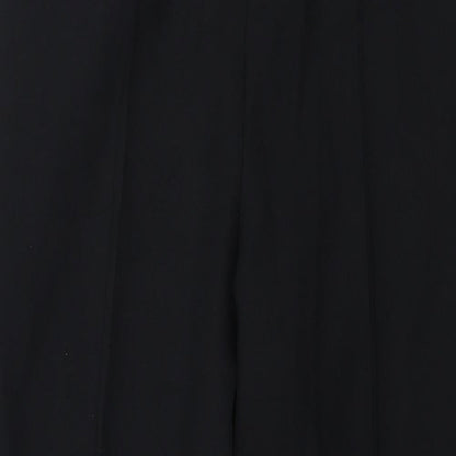 Womens UK Size 12 Marks and Spencer Regular Fit  Black Trousers