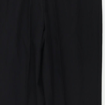 Womens UK Size 12 Marks and Spencer Regular Fit  Black Trousers