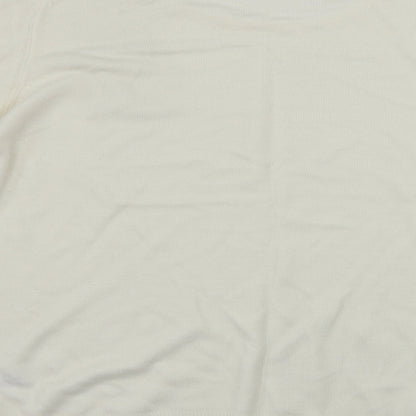 Womens UK Size 14 Marks and Spencer Ivory Pullover Jumper