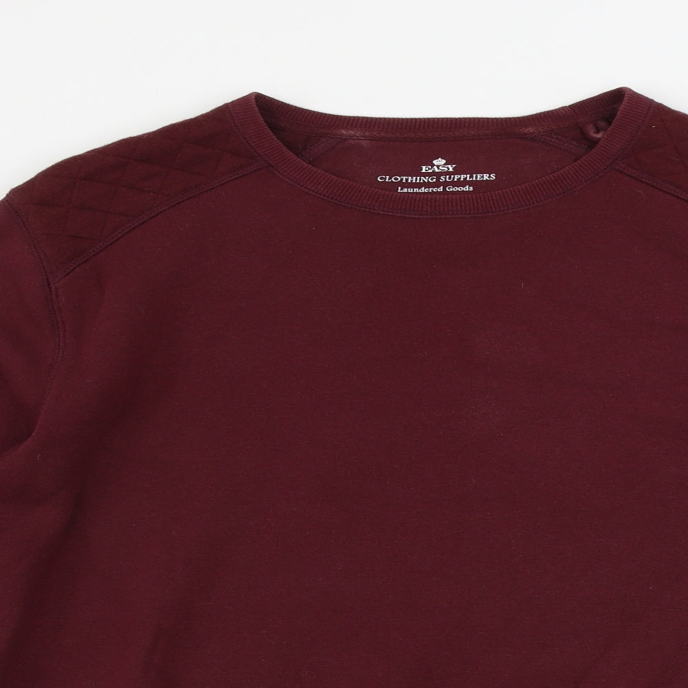 Easy Mens Pink   Pullover Jumper Size M