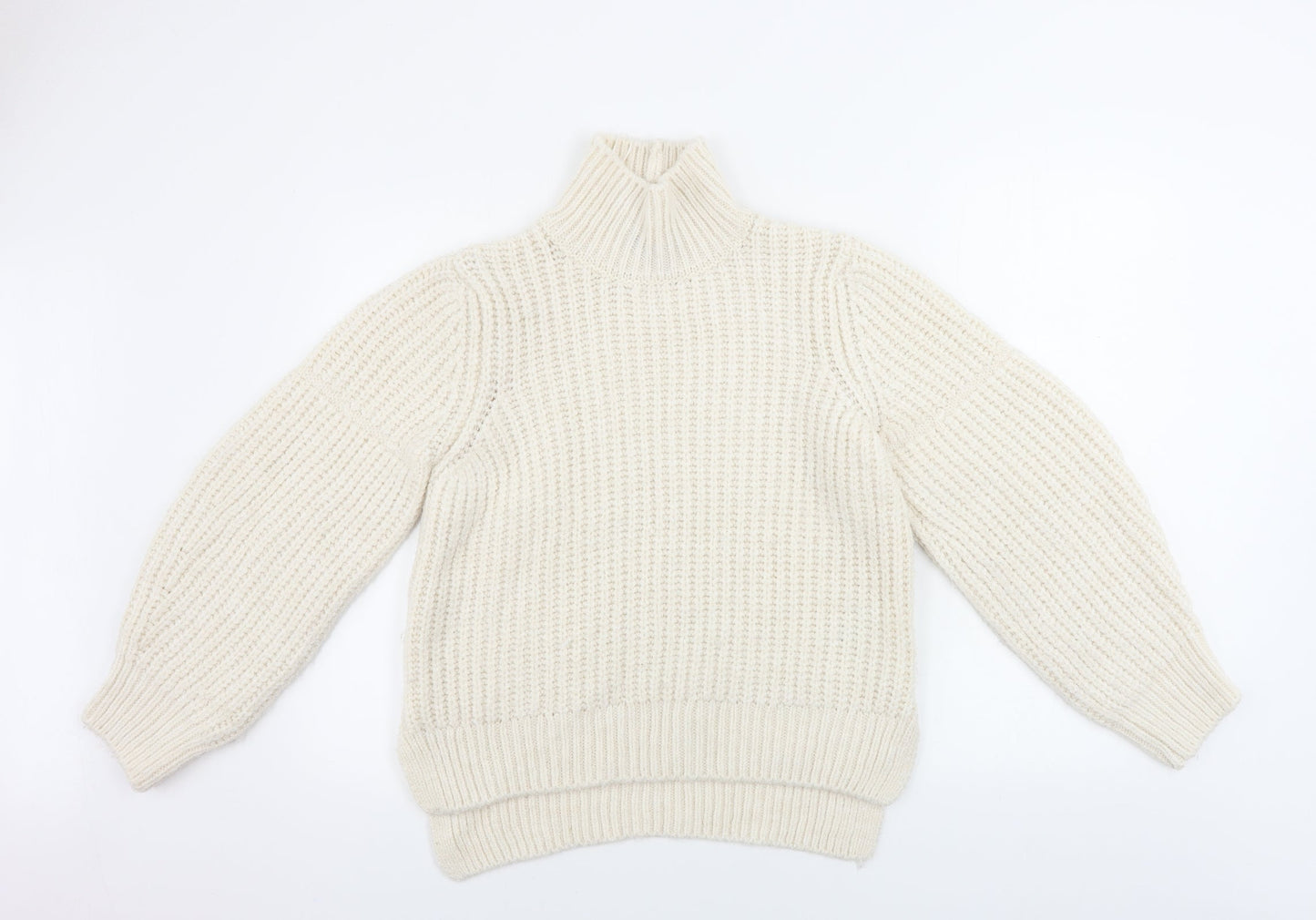 Womens UK Size M Marks and Spencer Ivory Pullover Jumper