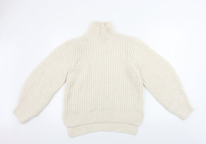 Womens UK Size M Marks and Spencer Ivory Pullover Jumper