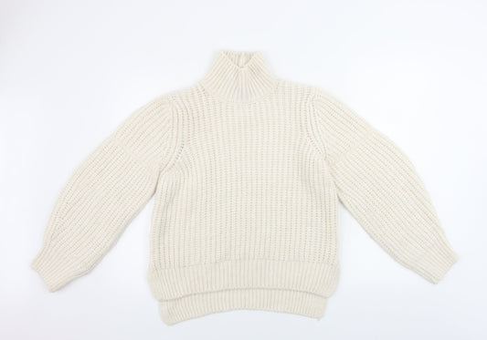 Womens UK Size M Marks and Spencer Ivory Pullover Jumper