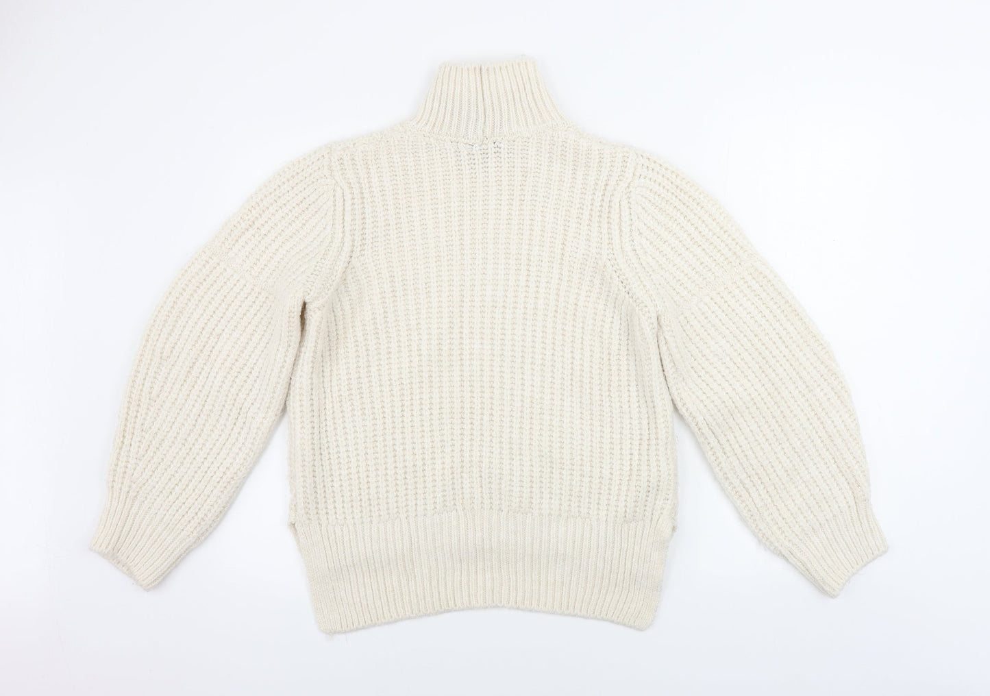 Womens UK Size M Marks and Spencer Ivory Pullover Jumper