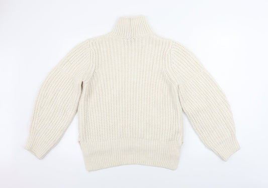 Womens UK Size M Marks and Spencer Ivory Pullover Jumper