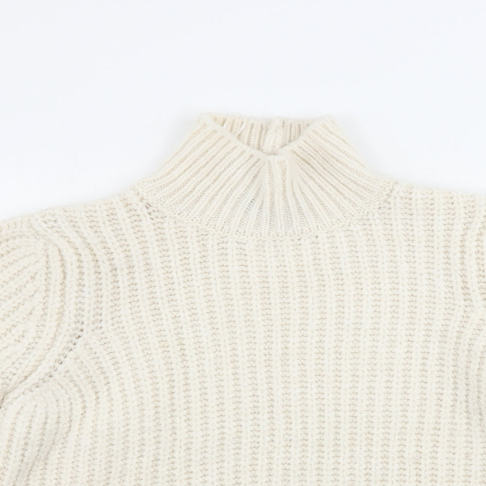 Womens UK Size M Marks and Spencer Ivory Pullover Jumper