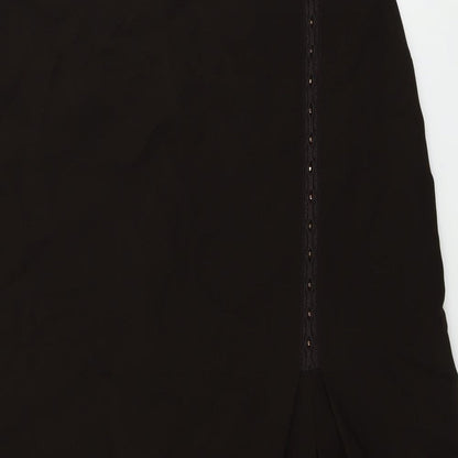 yashan Womens Brown   A-Line Skirt Size 36 in