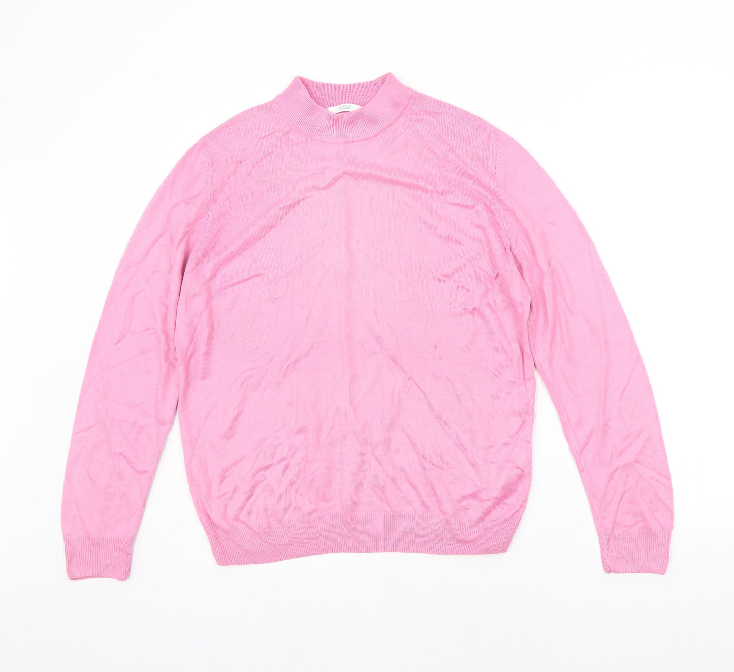 Womens UK Size 16 Marks and Spencer Pink Pullover Jumper