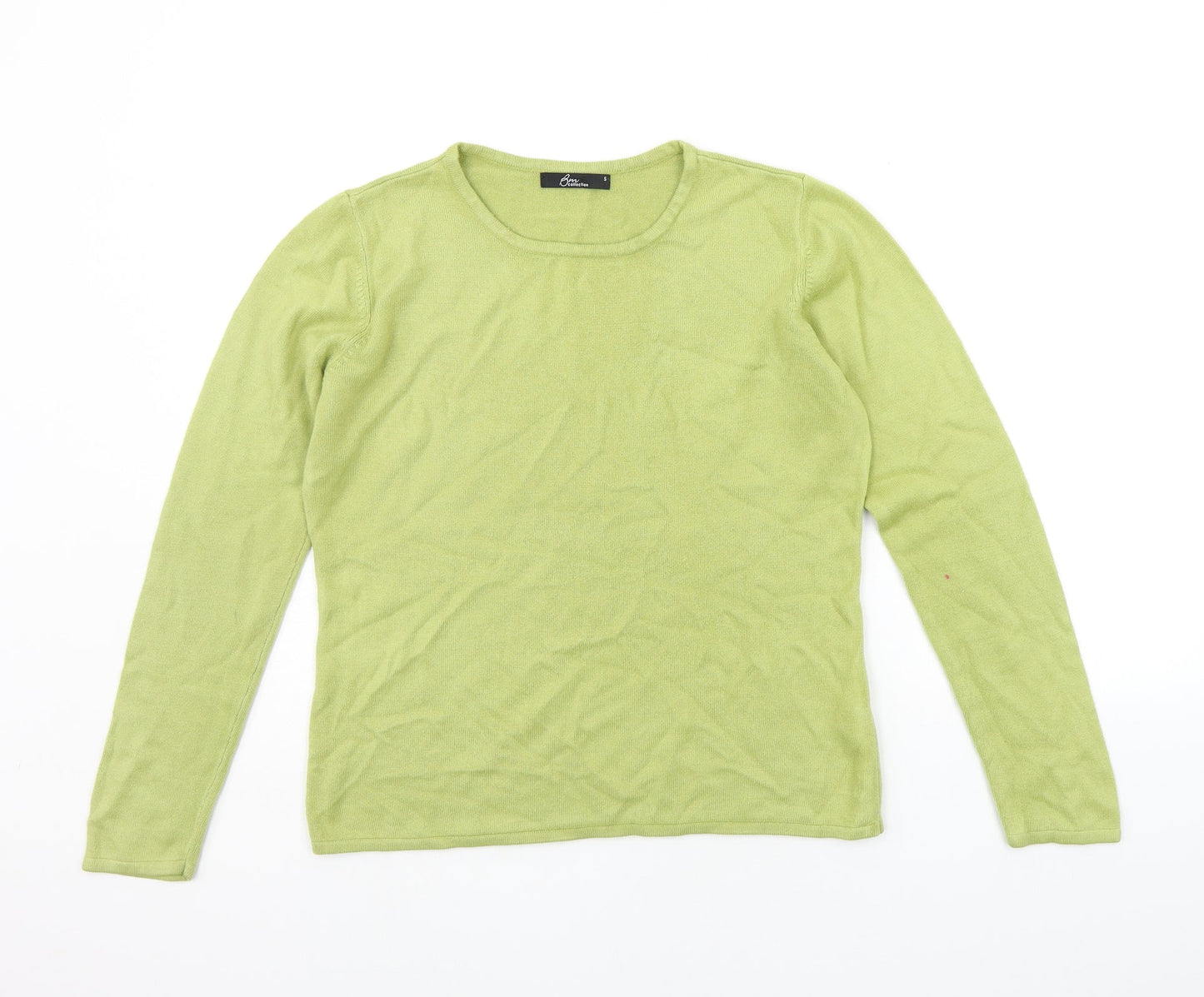 Womens UK Size S BM Green Pullover Jumper