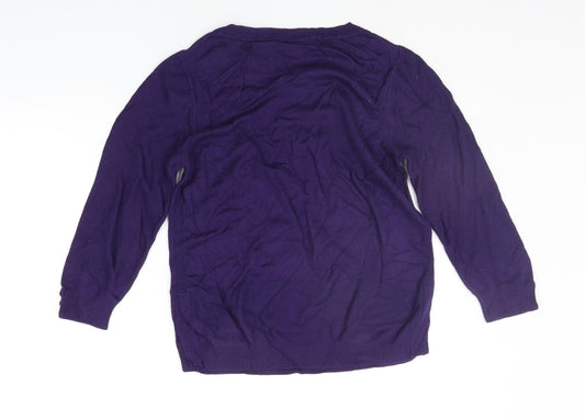 JASPER CORAN Womens Purple   Pullover Jumper Size 12