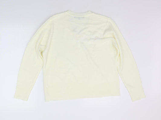 Womens UK Size 16 ORIGINALS Yellow Pullover Jumper