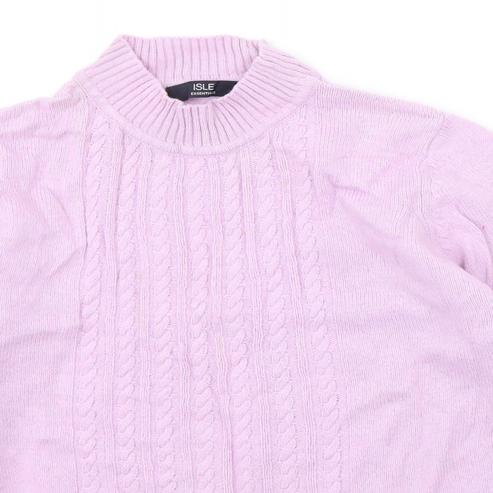 Womens UK Size S EWM Purple Pullover Jumper