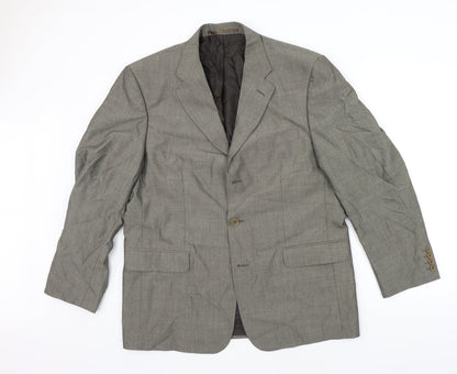 Mens UK Size L West Brook Regular Grey Suit Jacket