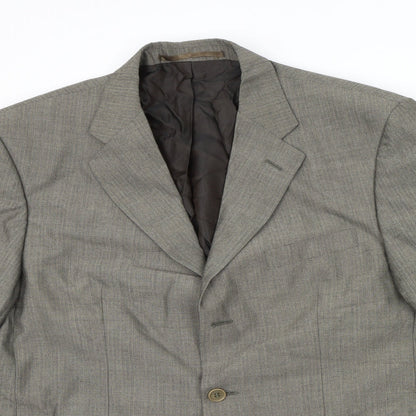 Mens UK Size L West Brook Regular Grey Suit Jacket