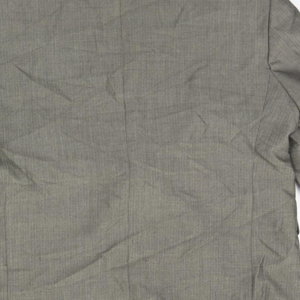 Mens UK Size L West Brook Regular Grey Suit Jacket