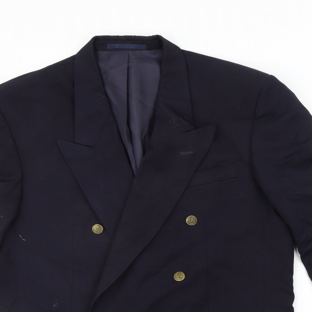GREENWOODS Mens Blue   Jacket Suit Jacket Size L