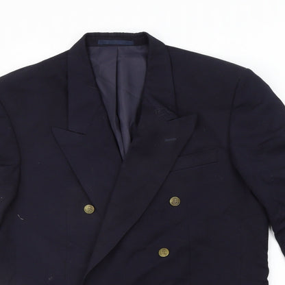 GREENWOODS Mens Blue   Jacket Suit Jacket Size L