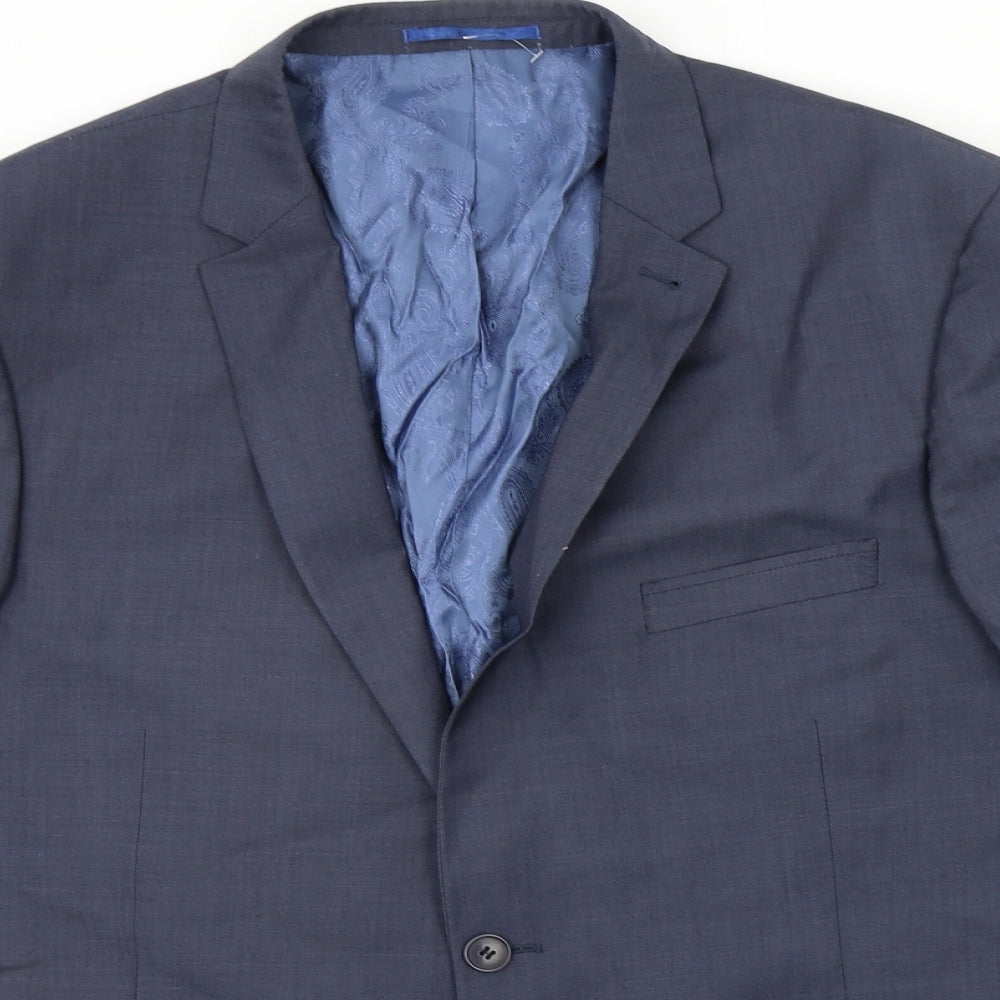 Mens UK Size XL Taylor & Wright Regular Blue Suit Jacket