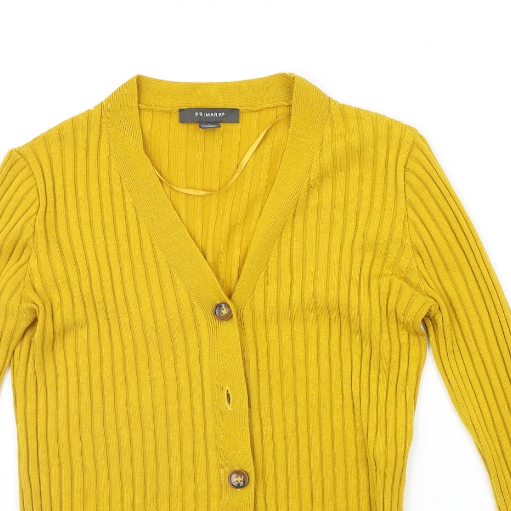 Primark Womens White   Cardigan Jumper Size S