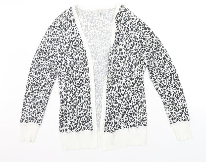 Womens UK Size 10 Peacocks White Cardigan Jumper