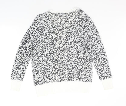 Womens UK Size 10 Peacocks White Cardigan Jumper