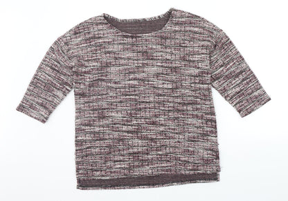 Nutmeg Womens Purple   Pullover Jumper Size 12
