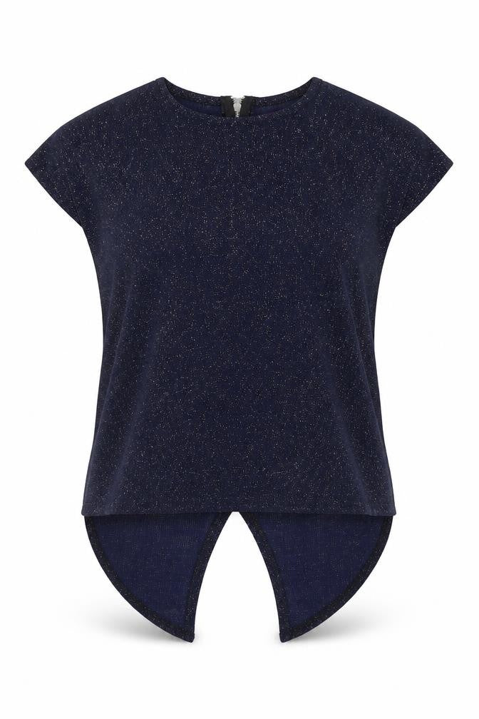 Womens UK Size 8 Boohoo Blue Basic Blouse