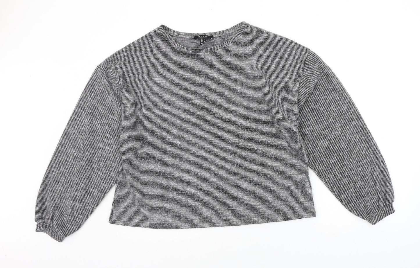 Womens UK Size L New Look Grey Pullover Jumper