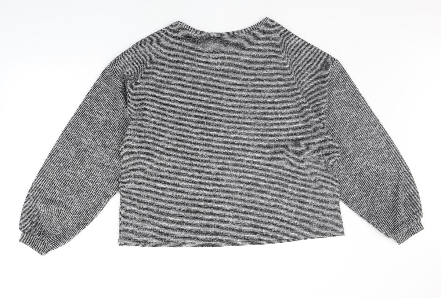 Womens UK Size L New Look Grey Pullover Jumper