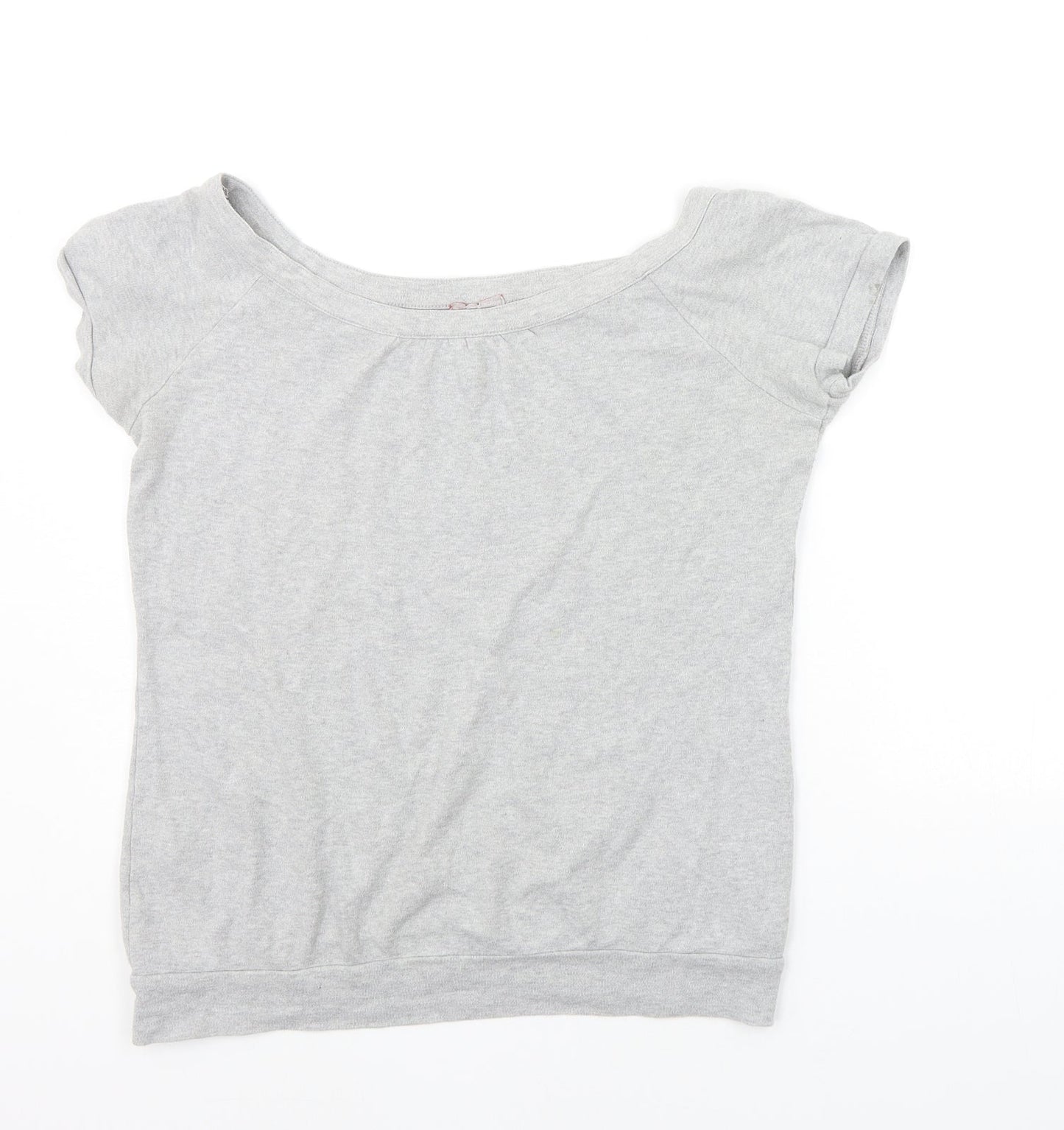 Womens UK Size 10 NEXT Grey Basic T-Shirt