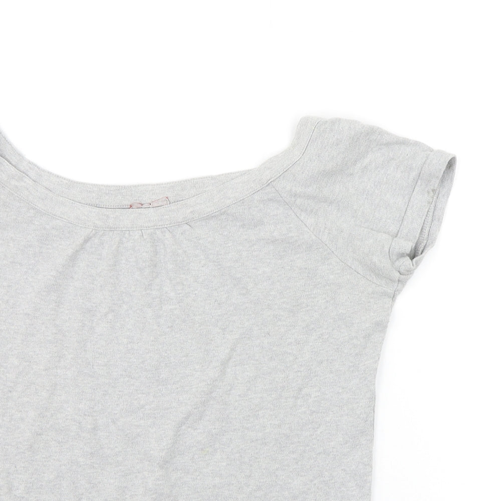 Womens UK Size 10 NEXT Grey Basic T-Shirt