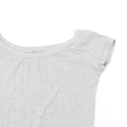 Womens UK Size 10 NEXT Grey Basic T-Shirt