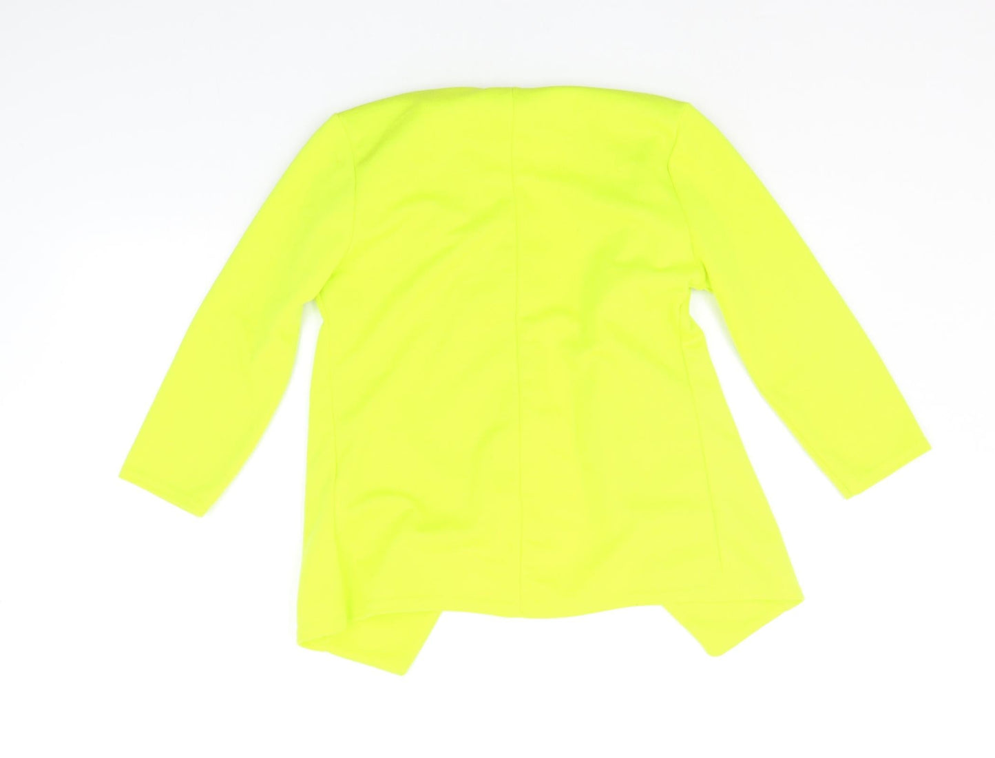 Womens UK Size 8 Quiz Yellow Cardigan Jumper