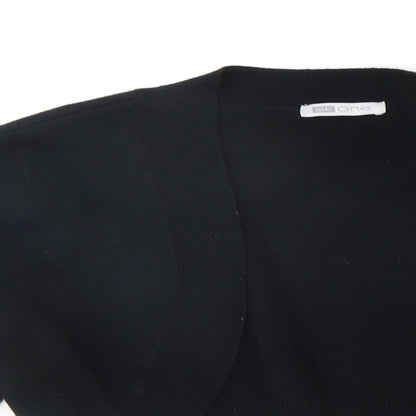 Womens UK Size M Mk one Black Cardigan Jumper