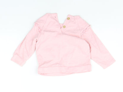 Mini Club Baby Pink   Pullover Jumper Size 6-9 Months  - UNICORN
