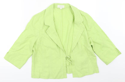 Womens UK Size 12 Marks and Spencer Green Jacket