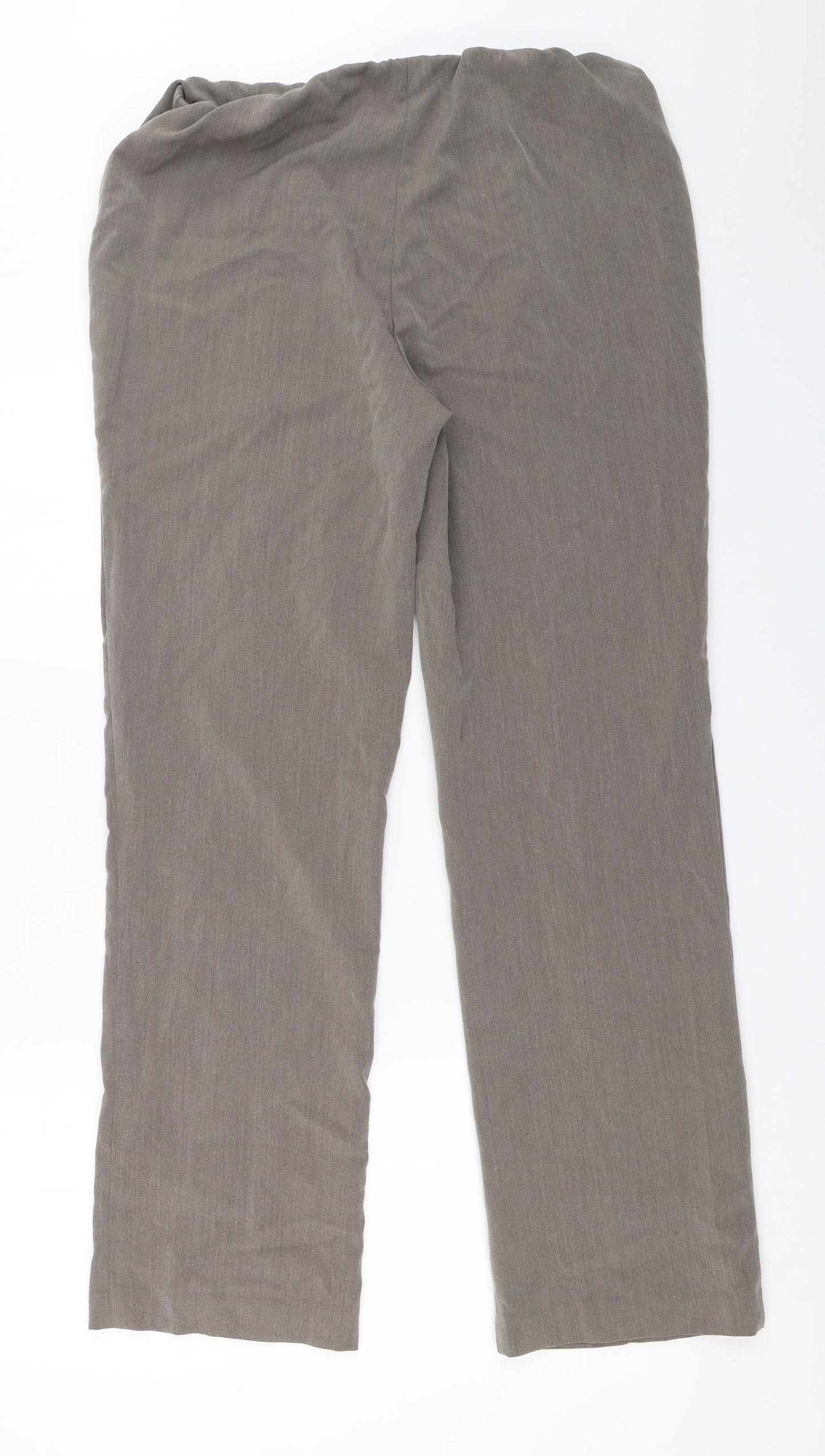 Womens UK Size 12 Classic Regular Fit  Grey Trousers