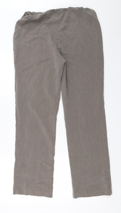 Womens UK Size 12 Classic Regular Fit  Grey Trousers