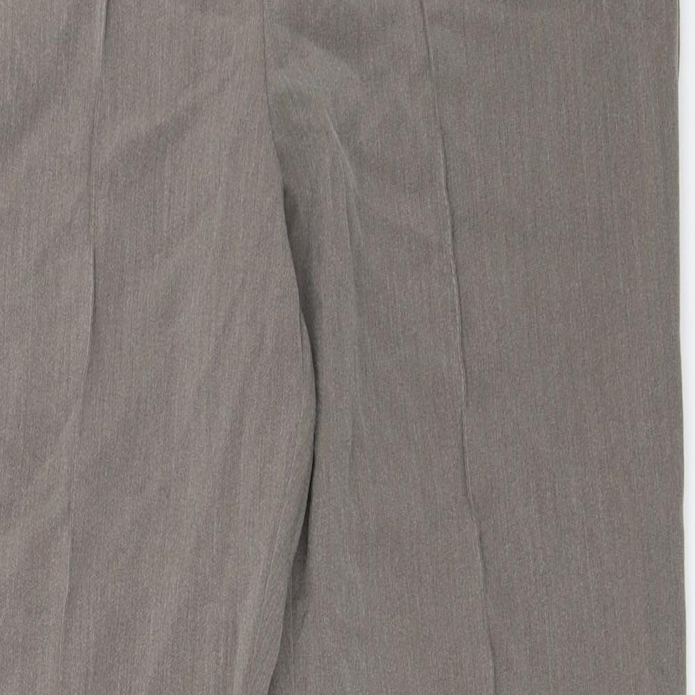 Womens UK Size 12 Classic Regular Fit  Grey Trousers