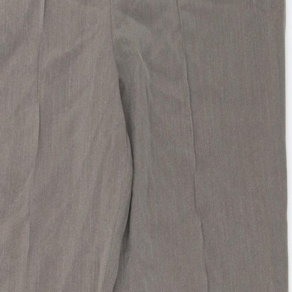 Womens UK Size 12 Classic Regular Fit  Grey Trousers