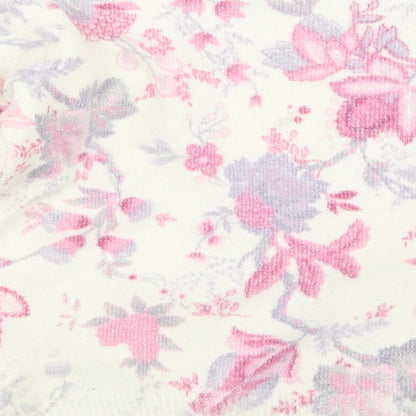 HONEY Womens Ivory Floral  Pullover Jumper One Size