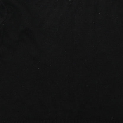 Dazzling Womens Black   Pullover Jumper Size M  - christmas reindeer rudolph
