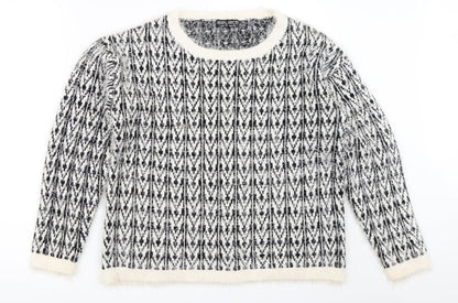 Womens UK Size 10 Select White Pullover Jumper