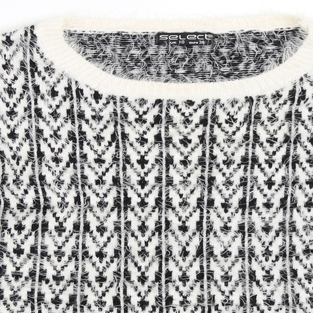 Womens UK Size 10 Select White Pullover Jumper