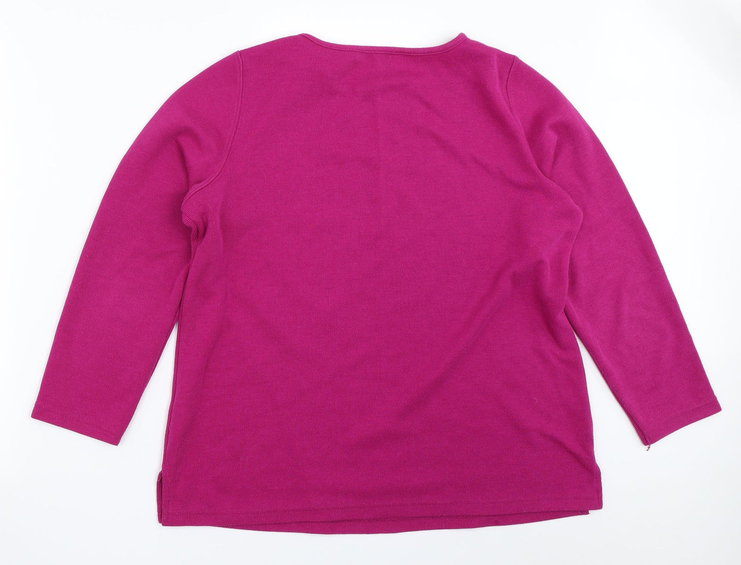 Womens UK Size M Preworn Purple Pullover Jumper